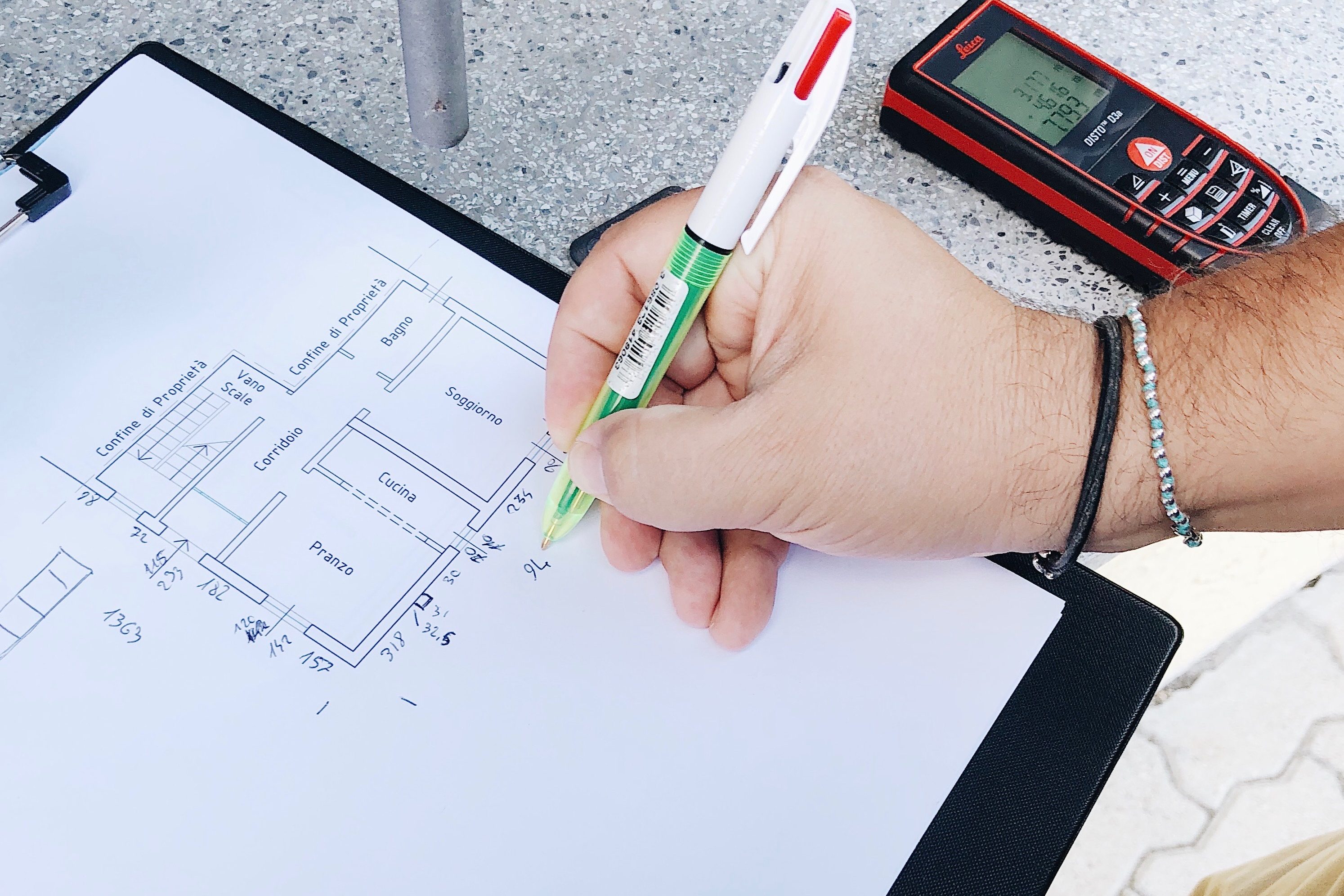 imagine di un render di un progetto in lavorazione per ristrutturazione